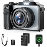 Câmera Digital Tedflop 4k 56mp Para Fotografia E Vídeo