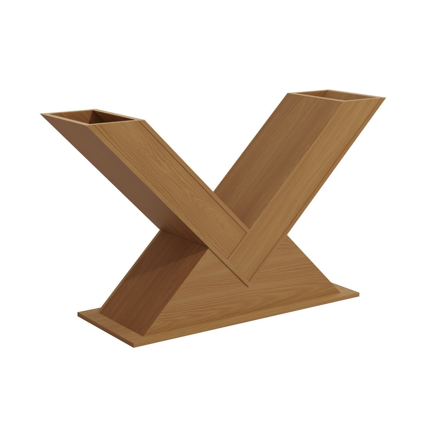 Base Amora Para Mesa De Jantar De Madeira Canela