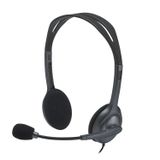 Fone De Ouvido Com Fio Logitech H111 Stereo Com Microfone Com Cancelamento De Ruído