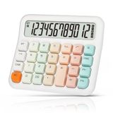 Calculadora Pendancy Desktop 12 Dígitos Gradiente Rosa