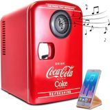 Mini Refrigerador/aquecedor Koolatron Coca-cola Bluetooth 4l