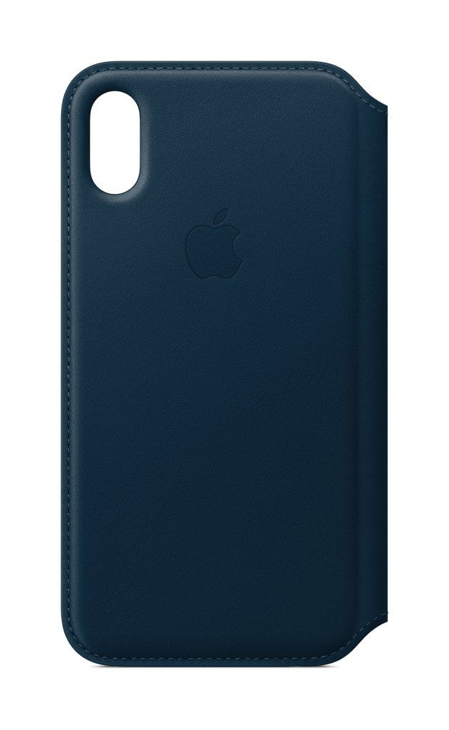 Capa Para Celular Apple Iphone X Leather Folio Cosmos Blue