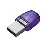 Unidade Flash Kingston Datatraveler Microduo 3c 256 Gb Usb-c E Usb-a