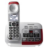 Telefone Sem Fio Panasonic Kx-tgm450s Amplificado 50db Prateado