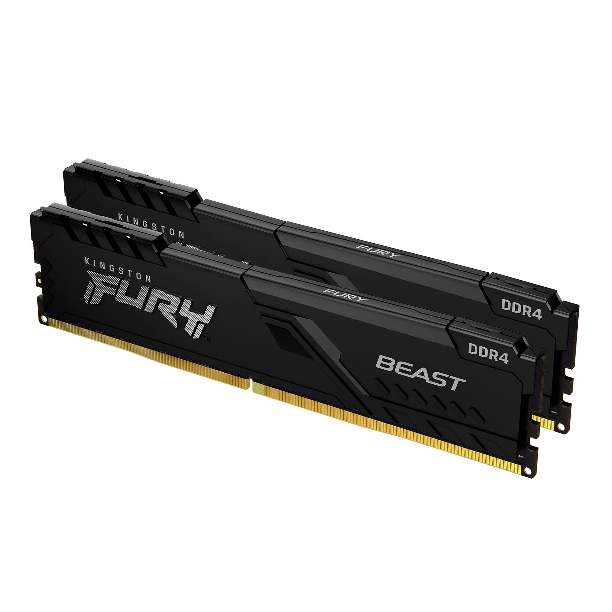 Memória Kingston Fury Beast 32 Gb (2x16 Gb) Ddr4 De 3200 Mhz