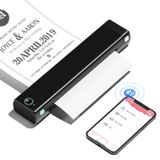 Impressora Portátil Phomemo M08f Sem Fio Para Viagens, Toda Preta