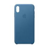 Capa De Telefone Apple Iphone Xs Max Capa De Couro Azul Bacalhau