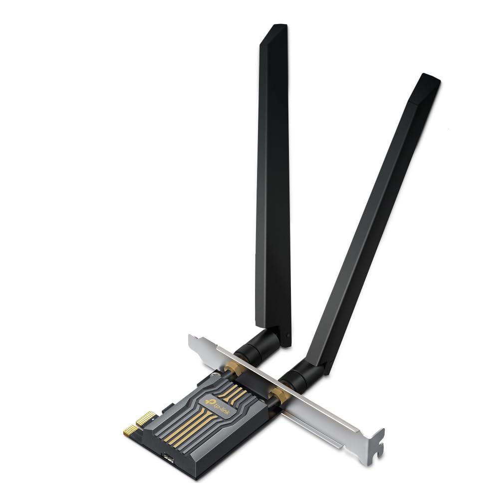 Placa Wifi Tp-link Archer Tbe400e Pcie Wifi 7 Be6500 Tri-band