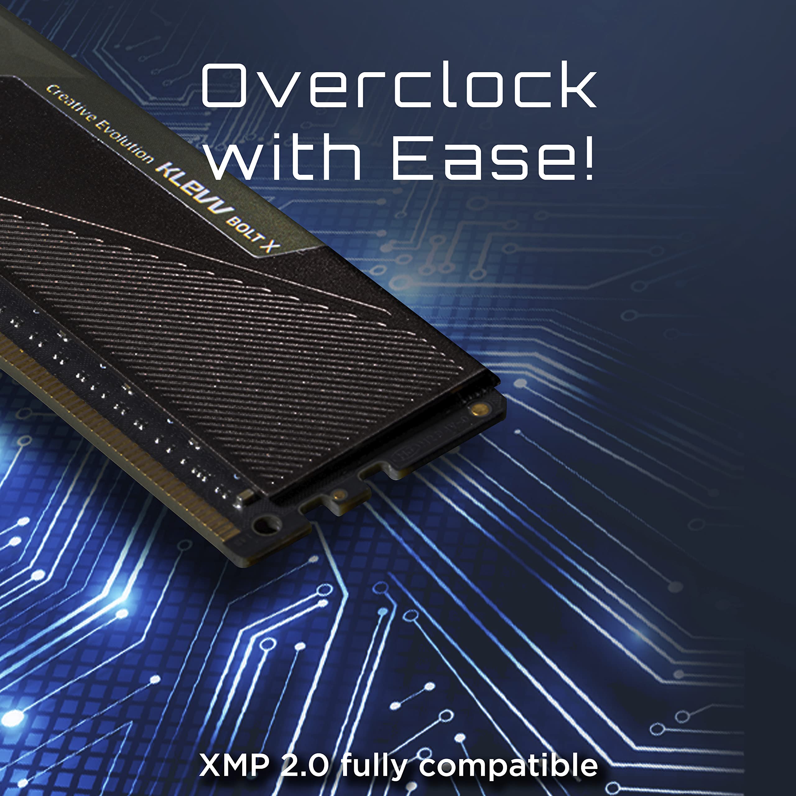 Memória Ram Klevv Bolt X Ddr4 16 Gb (2x8 Gb) 3200 Mhz Cl16 - Carrefour