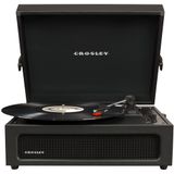 Toca-discos De Vinil Portátil Com Mesa Giratória Crosley Cr8017b-bk