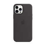 Capa De Telefone Apple Iphone 12 Pro Max De Silicone Com Magsafe Preta