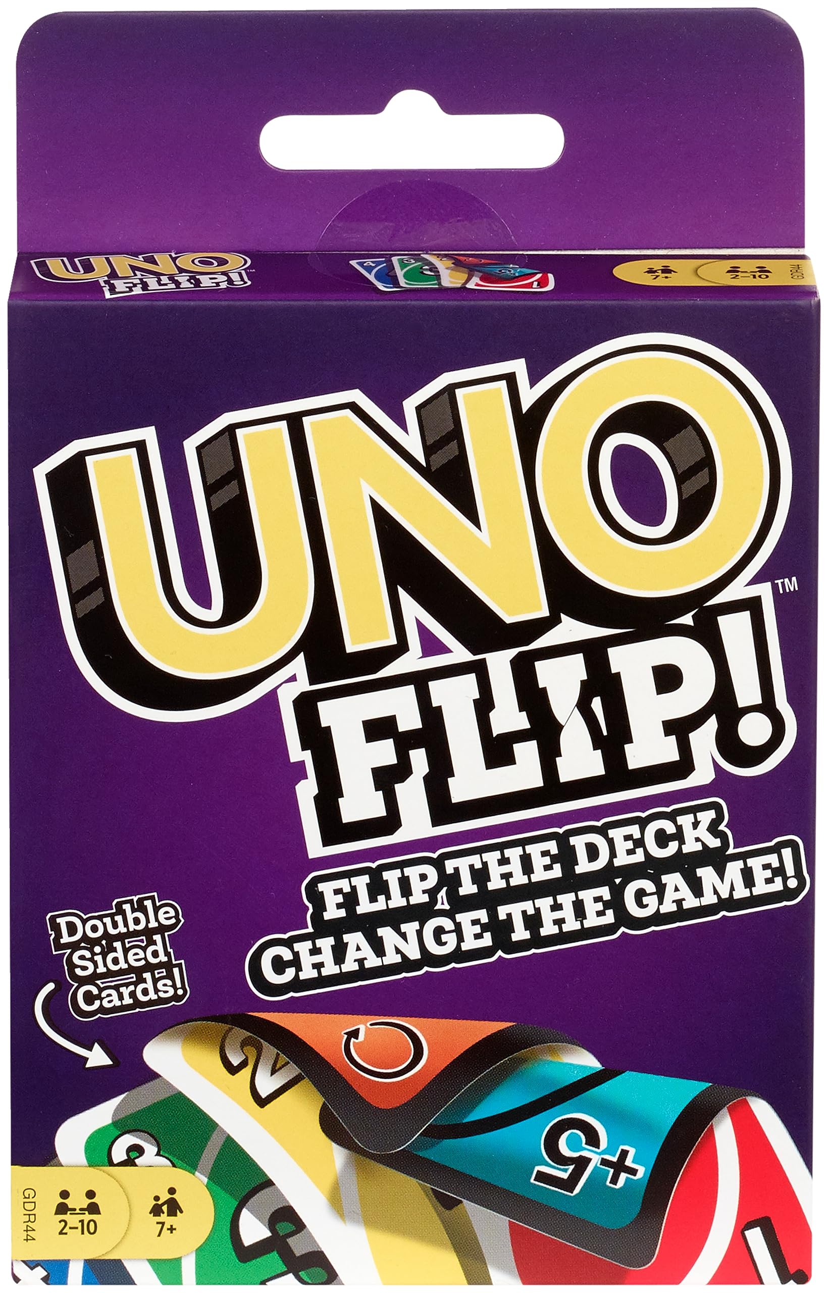 Jogo De Cartas Mattel Games Uno Flip Para Crianças De 7 Anos+