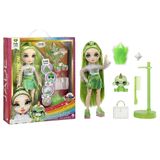Boneca Moderna Rainbow High Jade Com Lodo E Animal De Estimação 28 Cm Com Acc