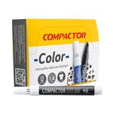 Marcador Color Avulso Preto Compactor - Embalagem Com 12 Unidades