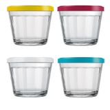 Tigela Nadir Americano 150ml Pequena 4210 Com Tampa | Cores Sortidas - Embalagem Com 12 Peças