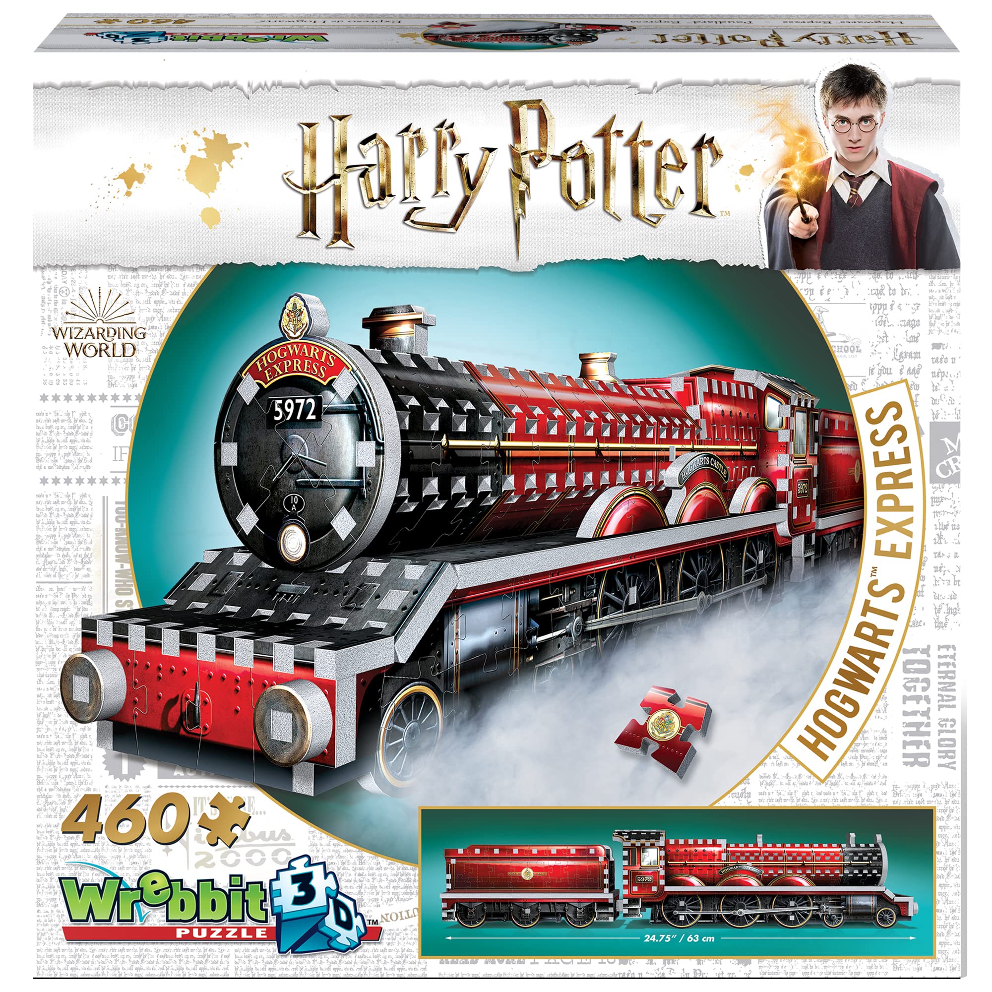 Quebra-cabeça 3d Webbit3d Harry Potter Hogwarts Express 460 Peças