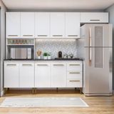 Cozinha Completa 10 Portas 3 Gavetas Atenas Branco