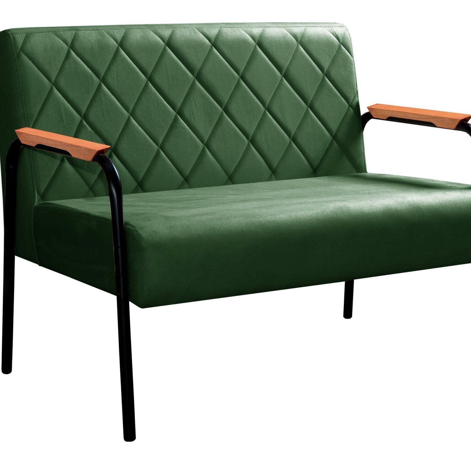 Namoradeira Cadeira Decorativa Sala, Recepção, Escritório Ludmilla Verde