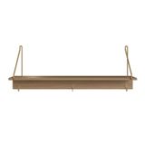 Prateleira Decorativa Multiuso Com 3 Ganchos Hanover/dourado