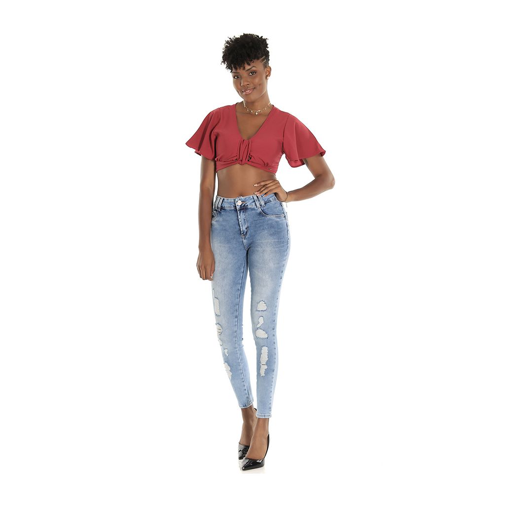 Calça Jeans Feminina Levanta Bumbum