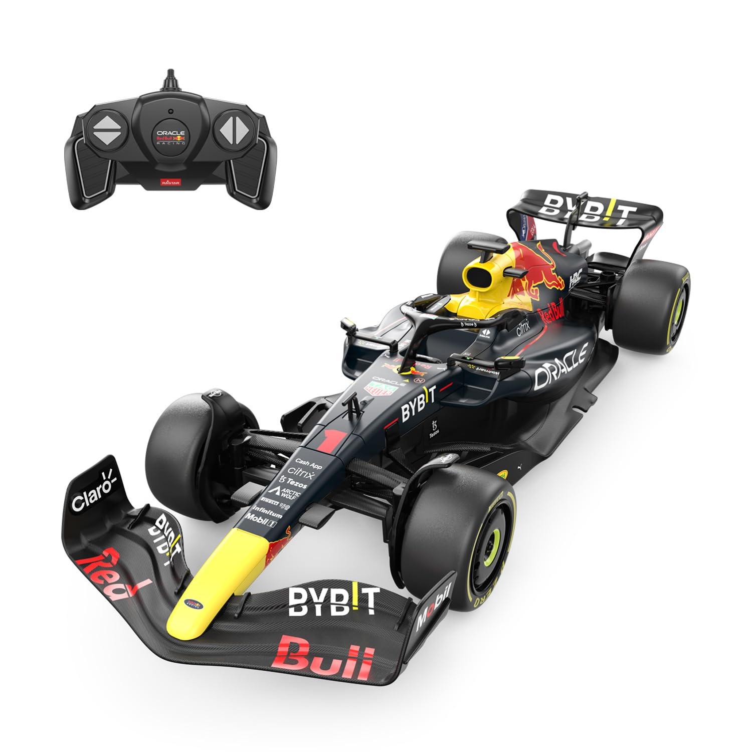 Carro Rc Rastar Red Bull F1 Rb18 2022 Sergio Perez Escala 1/18