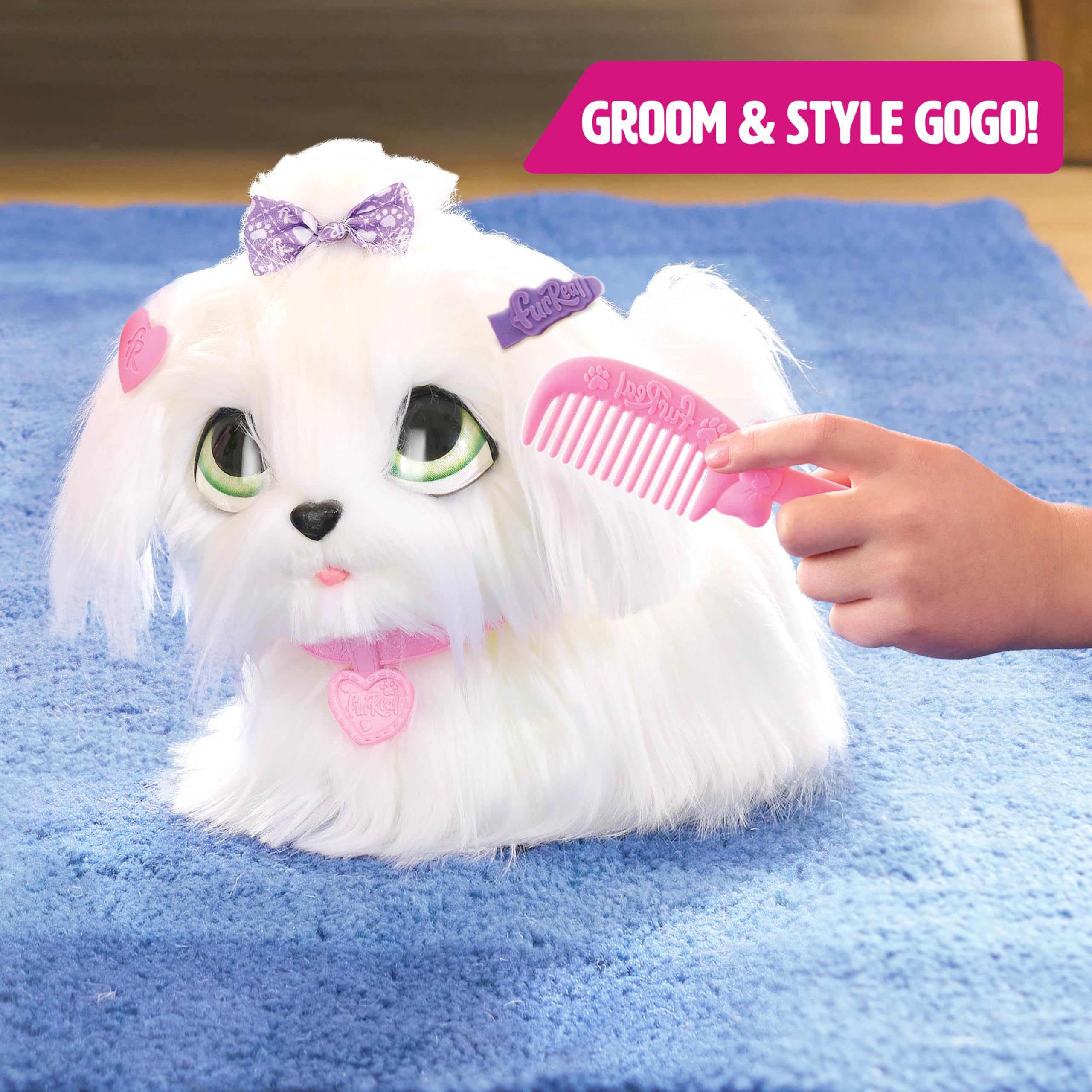 Brinquedo Interativo Furreal Gogo Walkin' Pup Maltese Kids 4+
