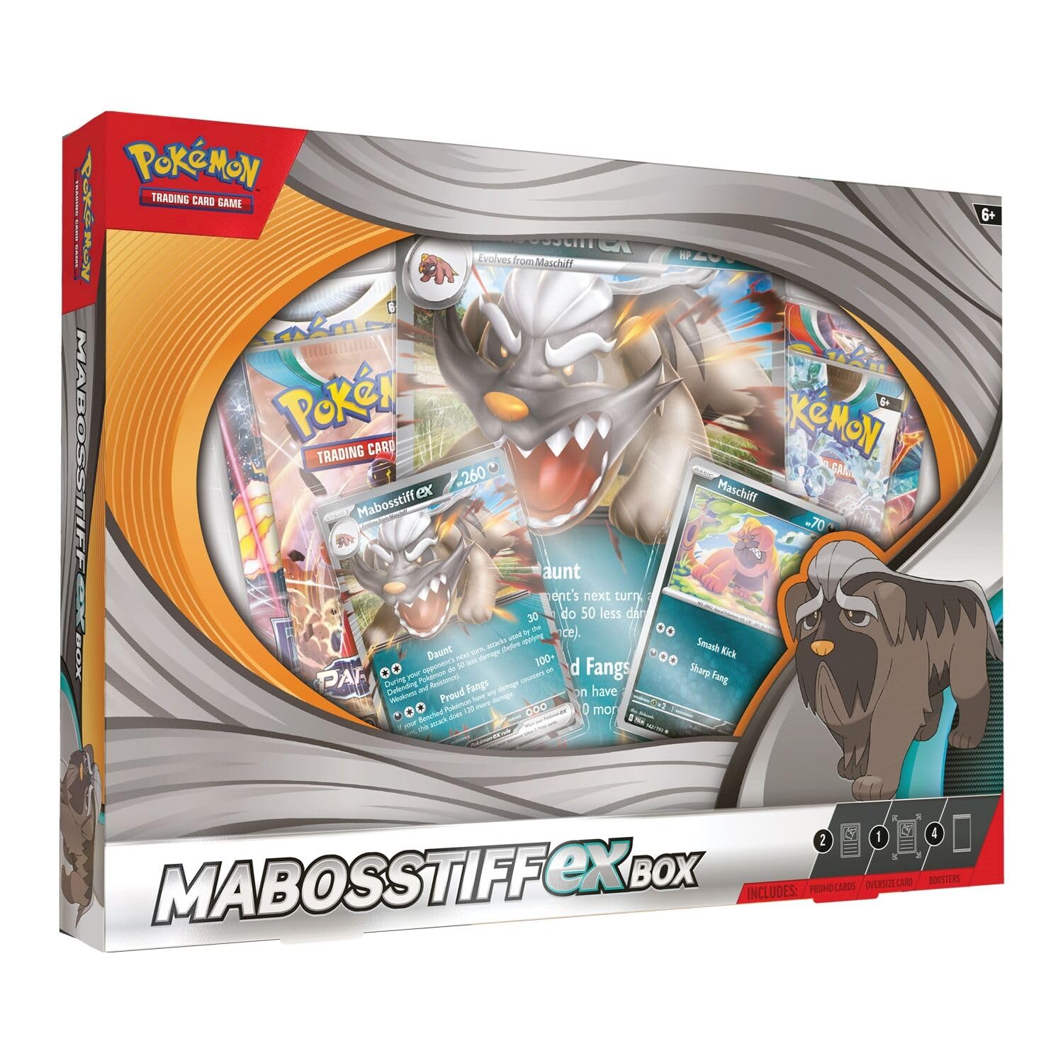 Jogo De Cartas Colecionáveis Pokémon Mabosstiff Ex Box