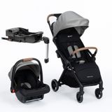 Carrinho Com Bebê Conforto E Base Travel System Spark Plus Trio Isofix Grey Frost - Safety 1st