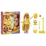 Boneca Moderna Rainbow High Sunny Com Lodo E Animal De Estimação 28 Cm Com Acc