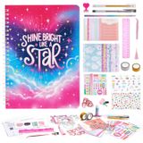 Kit De Diário Anpro Para Meninas De 8 A 12 Anos Com 59 Unidades