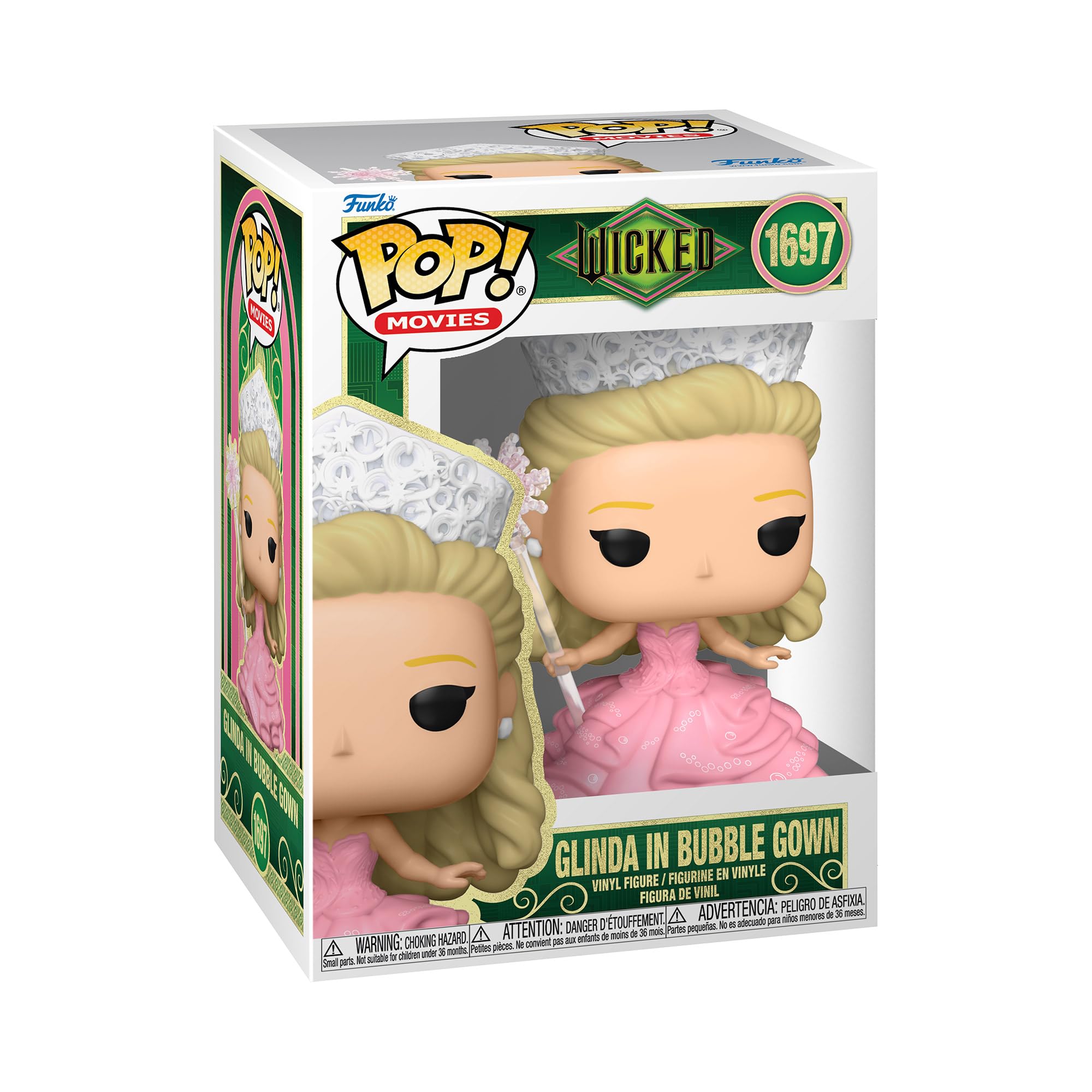Funko Pop! Filmes Wicked Glinda Em Bubble Gown Figure