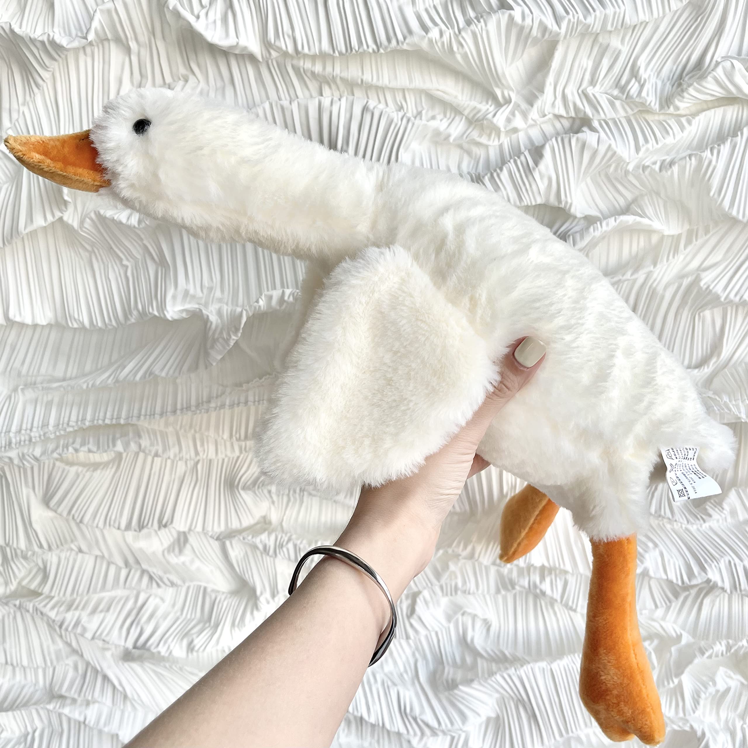 Bicho De Pelúcia Tanha Goose Soft Plush 50 Cm/20 Polegadas Branco