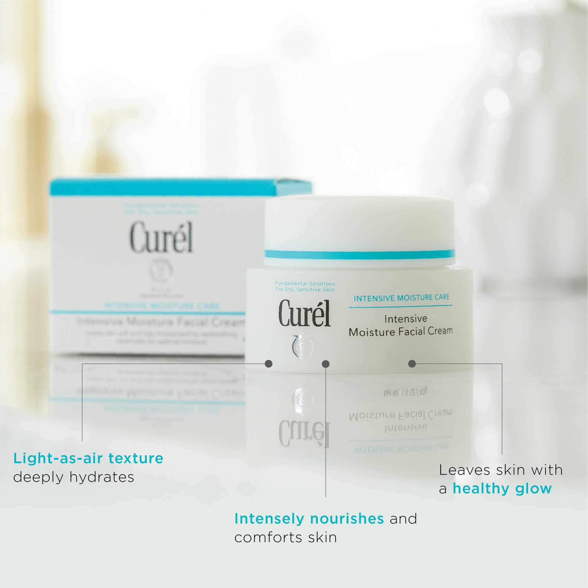 Creme Hidratante Curel Intensive Face 40ml Dry Sensitive - Carrefour