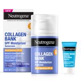 Conjunto De Cuidados Com A Pele Neutrogena Collagen Bank Com Hidratante Spf 30
