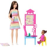 Boneca Barbie Teacher Com Boneca De Moda Morena E Acessórios