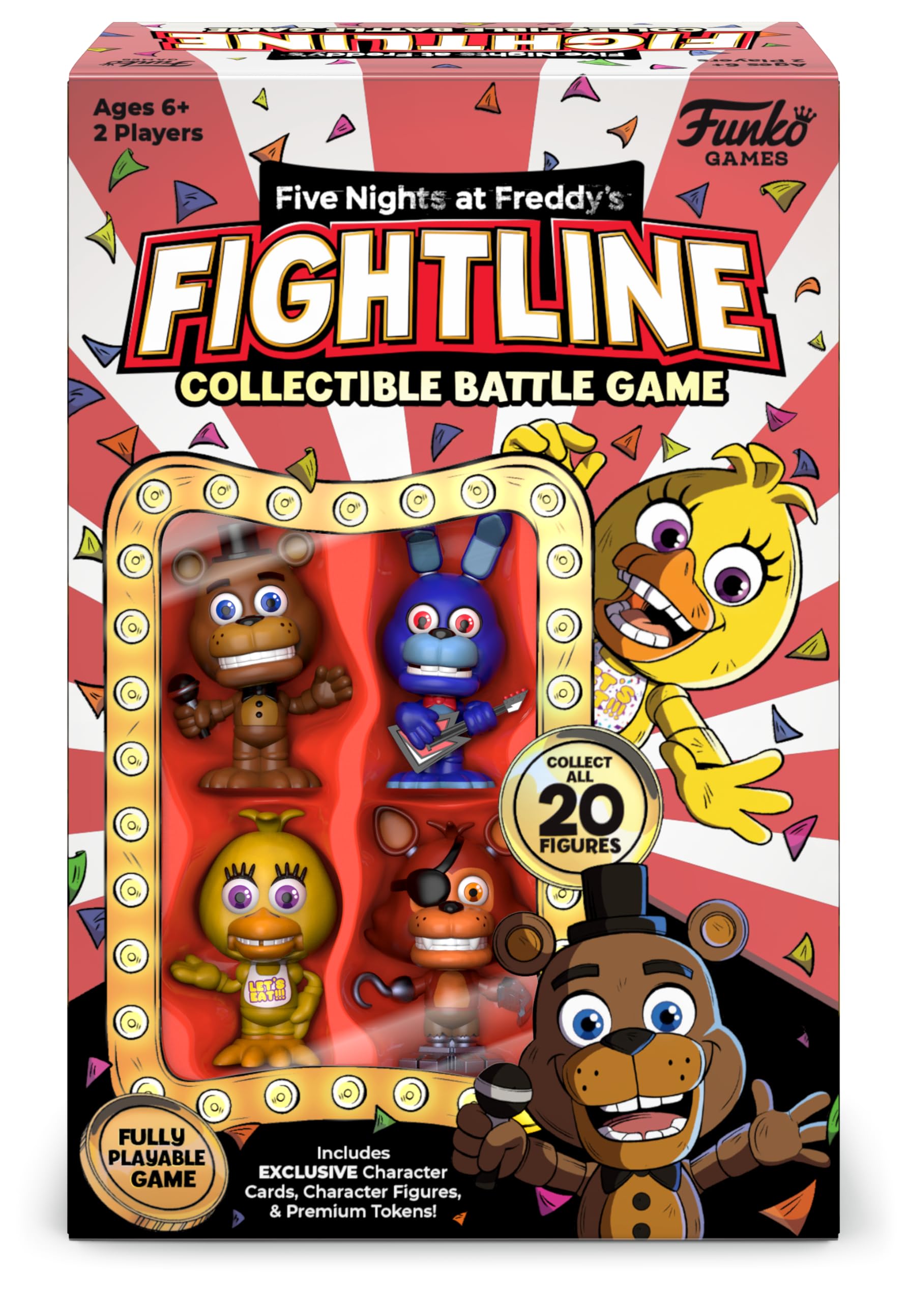 Jogo Colecionável Funko Five Nights At Freddy's Fightline