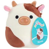 Brinquedo De Pelúcia Squishmallows Original Ronnie The Brown Cow 13 Cm