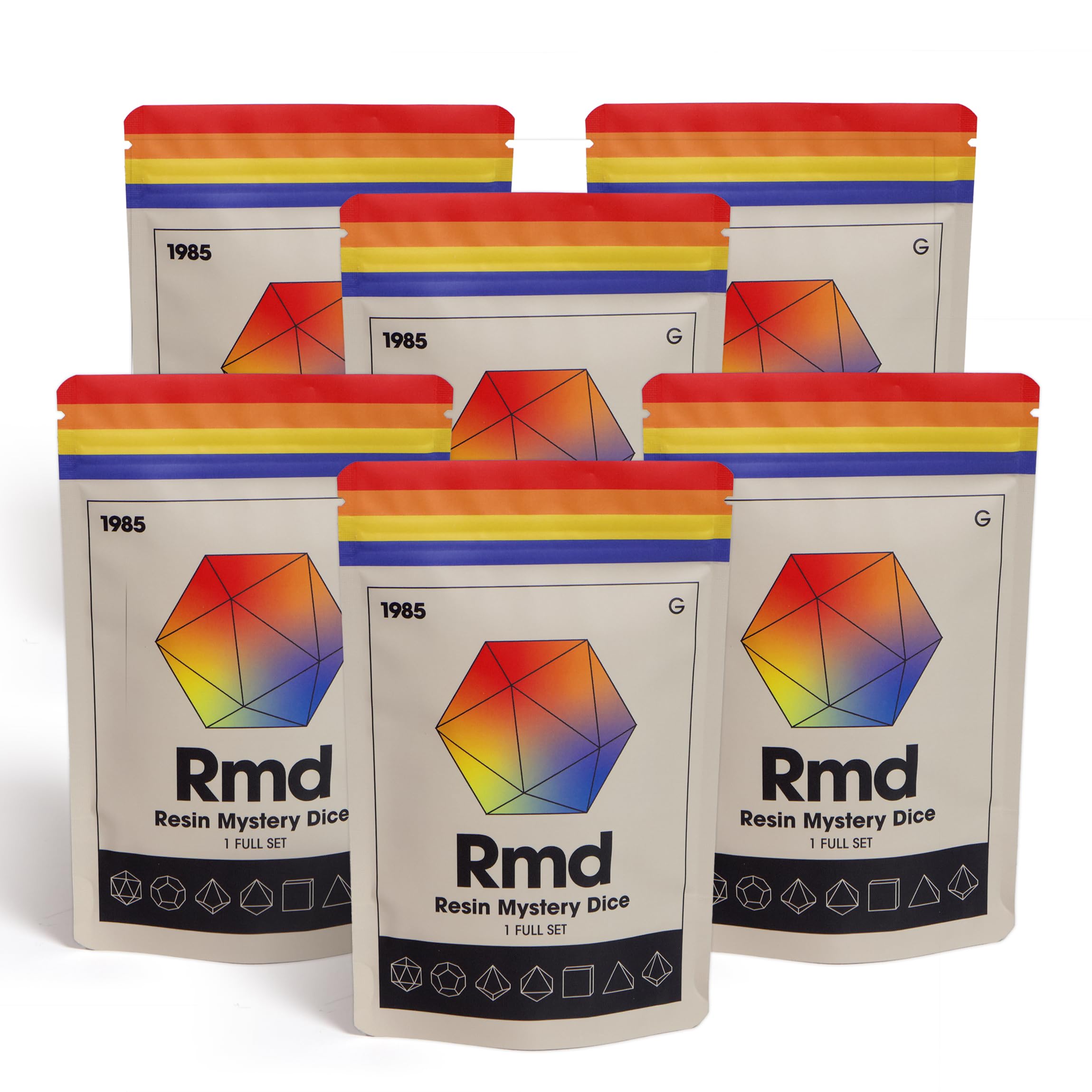 Conjunto De Dados De 1985: Jogos Sharp Edge Para Dnd Dungeons Dragons Ttrpg