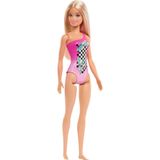 Boneca Barbie Beach Hdc50 Com Roupa De Banho Rosa Ek-ws025