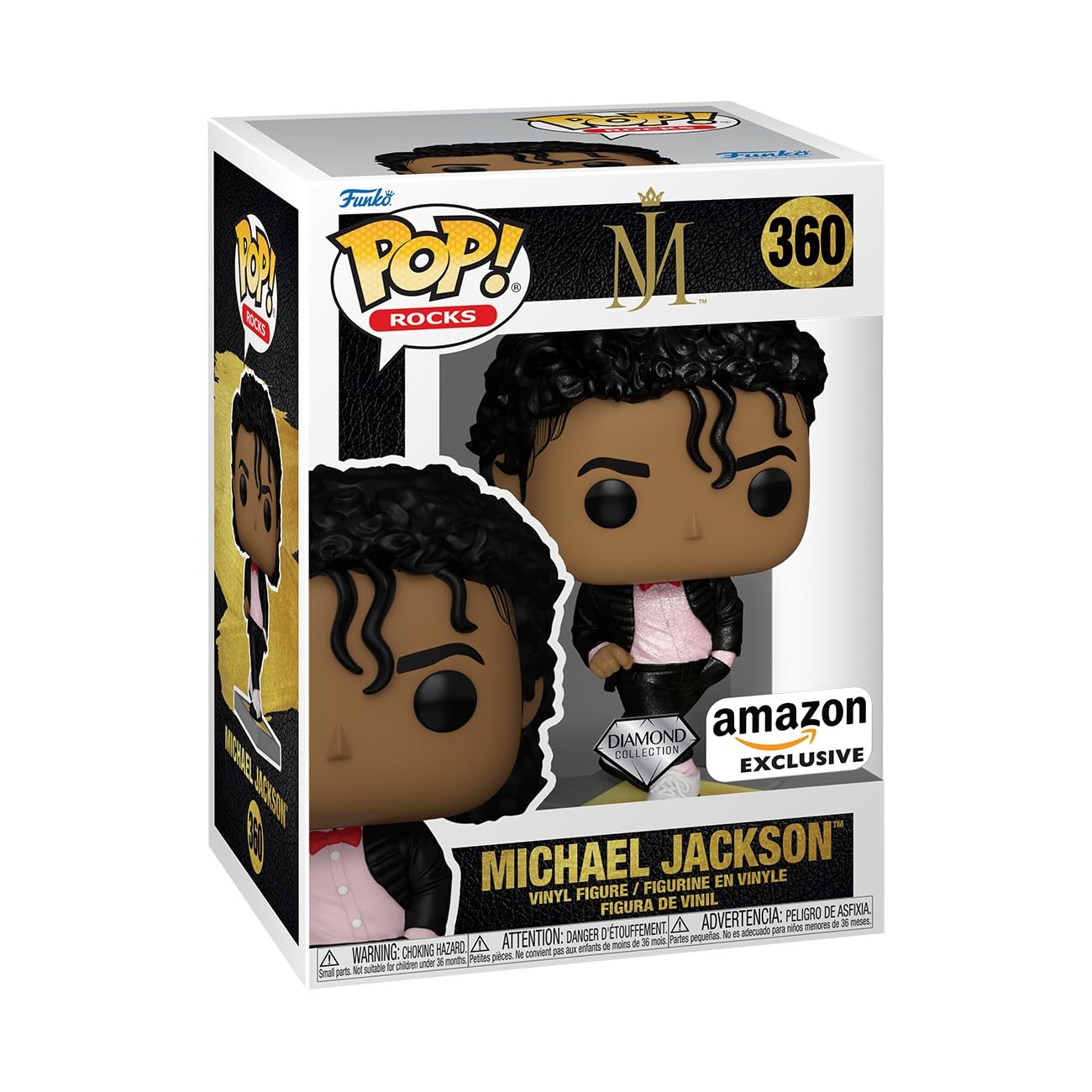 Boneco De Ação Funko Pop! Rocks Michael Jackson Billie Jean