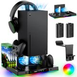 Ventilador De Resfriamento E Suporte De Carregamento Duplo Para Xbox Series X