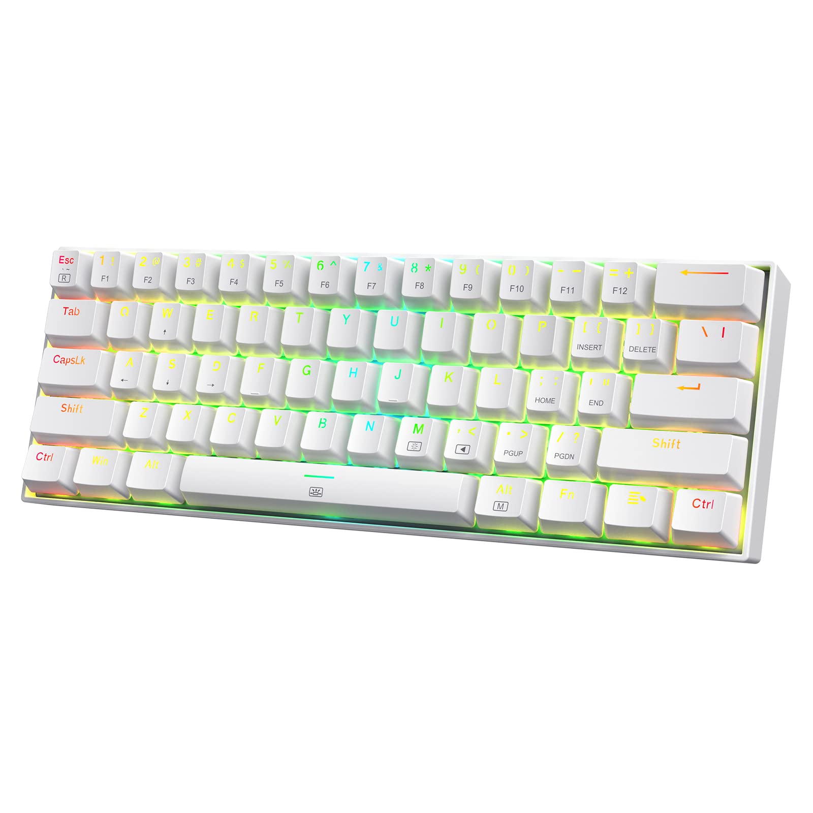 Teclado Para Jogos Redragon K630 Dragonborn 60% Rgb Branco