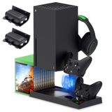 Suporte De Refrigeração + Base De Carregamento + Armazenamento Para Xbox Series X