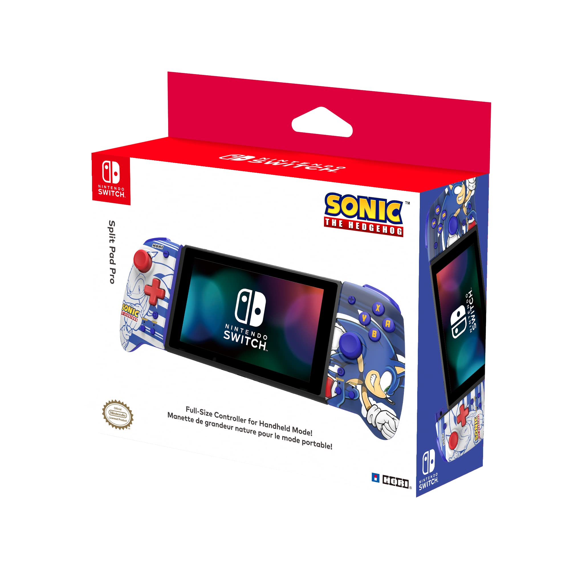 Controlador Ergonômico Hori Split Pad Pro Sonic Para Nintendo