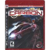 Jogo Eletrônico Need For Speed Carbon Playstation 3