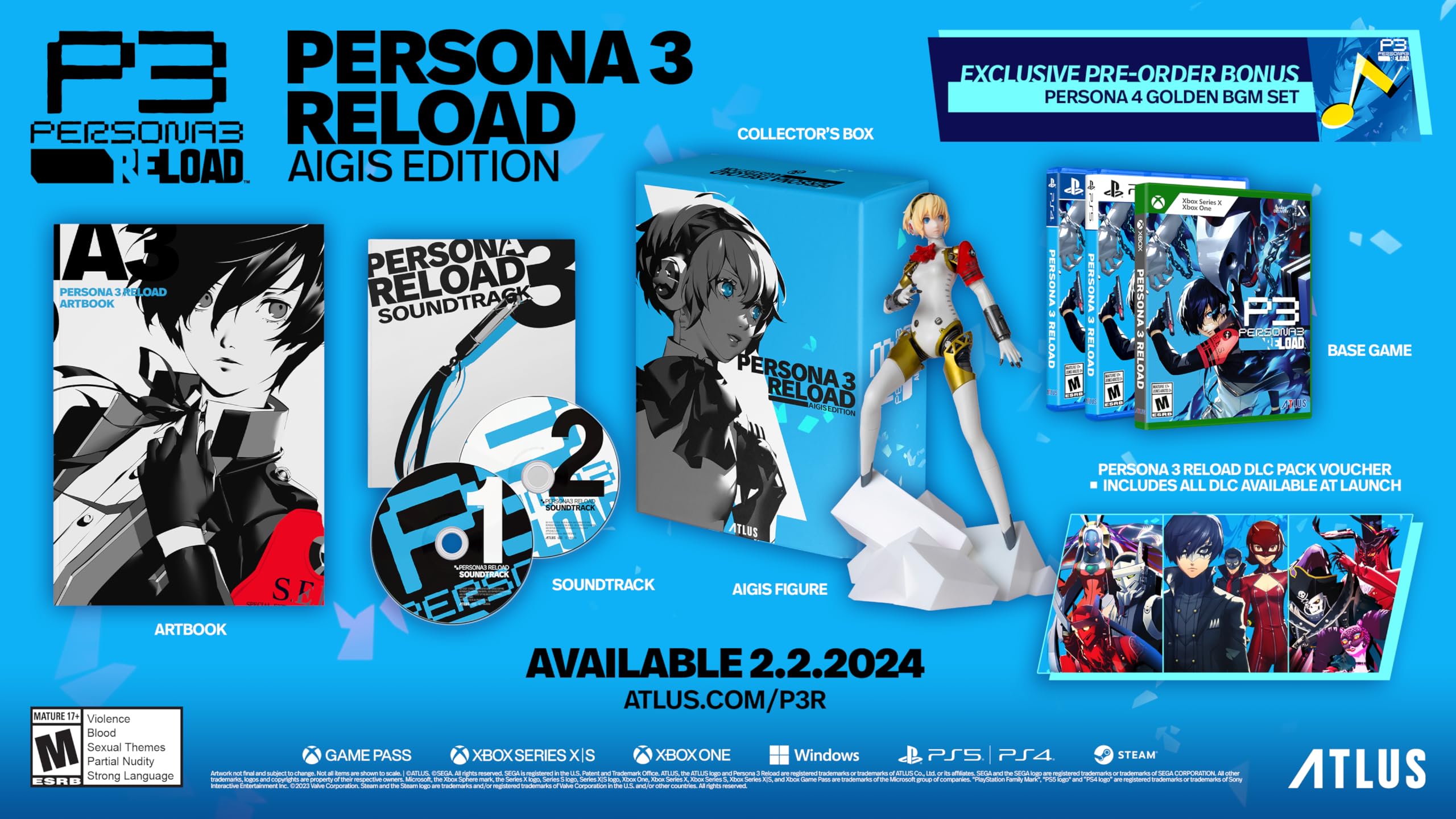 Videogame Sega Persona 3 Reload Collector's Edition Ps5