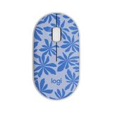Mouse Sem Fio Logitech M340 Edição Limitada Azul Floral