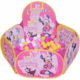 Piscina De Bolinhas Cesta Minnie Pop-up Zippy Toys 70cm Rosa