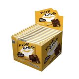 Chocolate Pop Kiss Ao Leite Com Amendoim 60g - Embalagem Com 12 Unidades