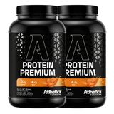 Combo 2x Proteina Premium Isolado Doce Leite 900g Atlhetica
